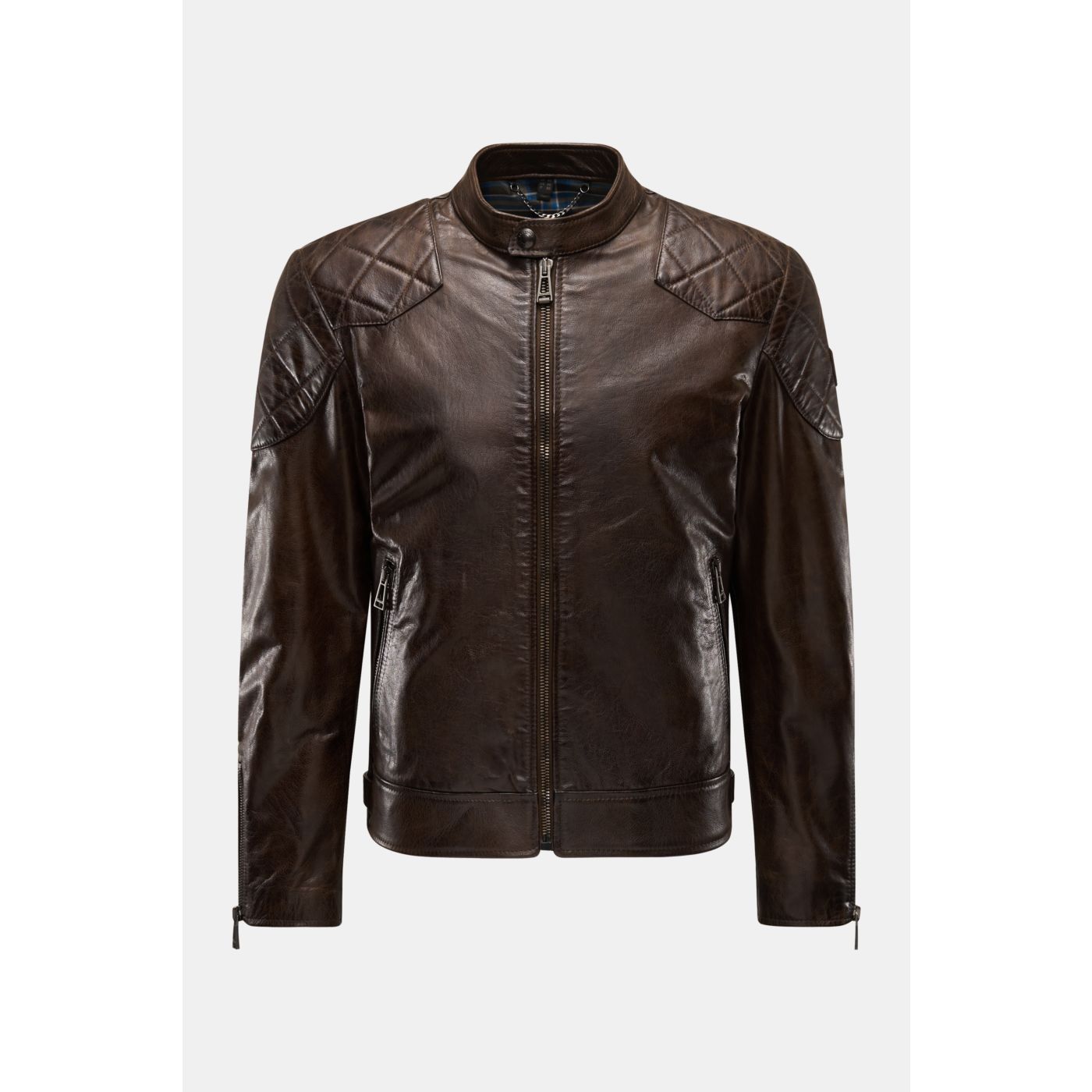 BELSTAFF leather jacket 'Outlaw' dark brown | BRAUN Hamburg