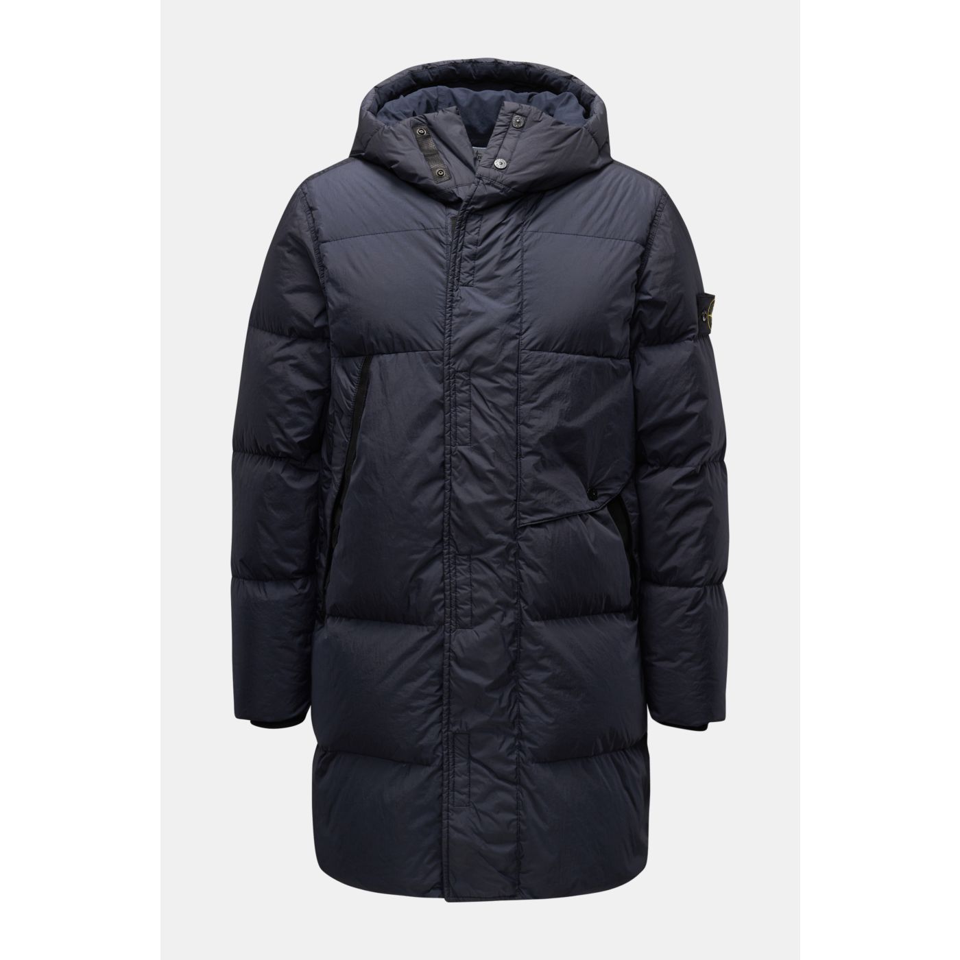 STONE ISLAND down parka Garment Dyed Crinkle Reps R NY navy BRAUN Hamburg