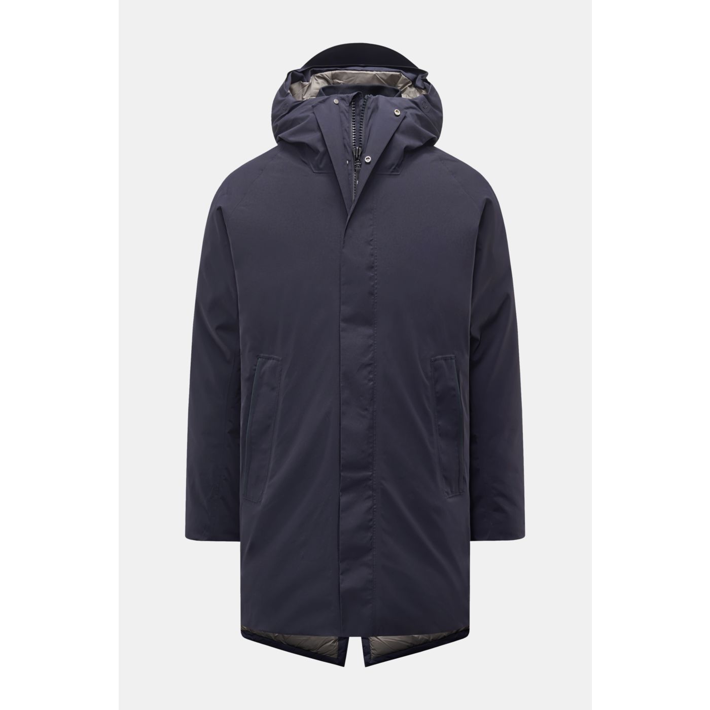 URU(ウル)/SHORT MODS COAT/D.Navy NORSE PROJECTS down parka 'Rokkvi 7.0 Gore-Tex' navy | BRAUN Hamburg