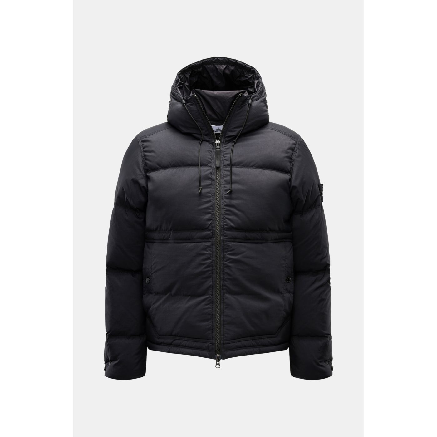 STONE  N-3B＿DOWN JACKET 21 AW S STONE ISLAND down jacket 'Matt Ripstop Cordura' black | BRAUN Hamburg