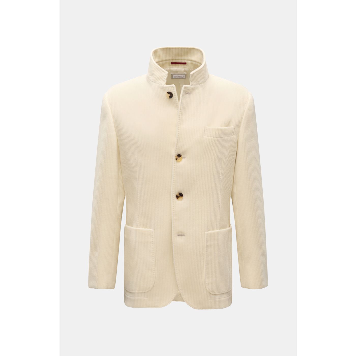 BRUNELLO CUCINELLI cashmere corduroy jacket cream | BRAUN Hamburg