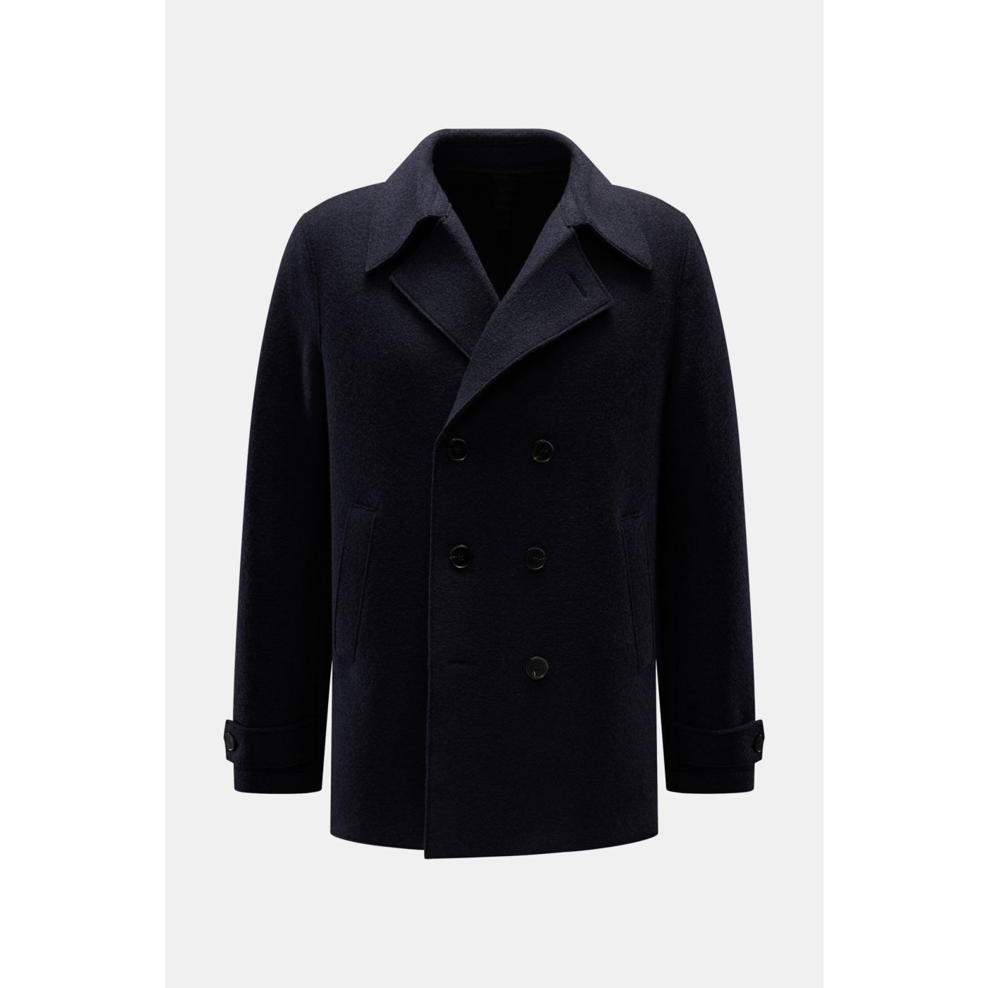 HARRIS WHARF LONDON pea coat navy | BRAUN Hamburg