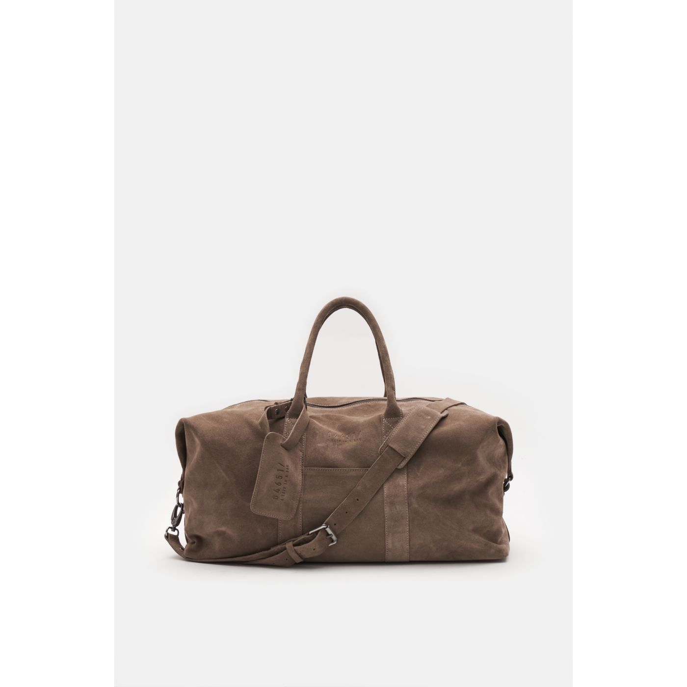 04651/ A TRIP IN A BAG weekender '3Day Bag' greybrown BRAUN Hamburg