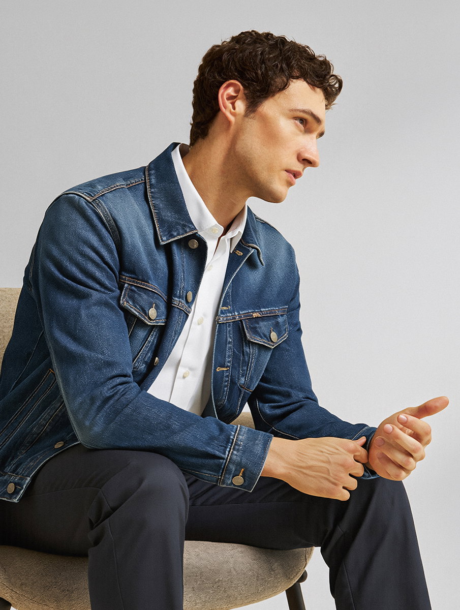 Jeansjacken für Herren kombinieren